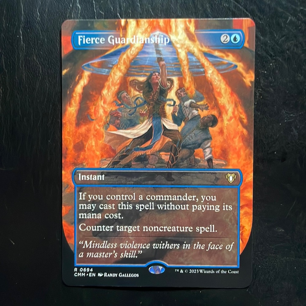 MTG - Fierce Guardianship - Borderless Non-Foil - R 0694